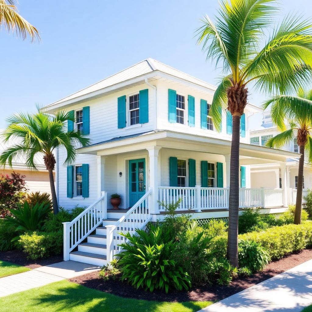 Restored Key West conch-style residential home